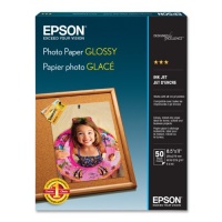 Epson Glossy Photo Paper, 8.5 x 11 Inches, 50 Sheets per Pack (S041649) Epson Glossy Photo Paper, 8.5 x 11 Inches, 50 Sheets per Pack (S041649)