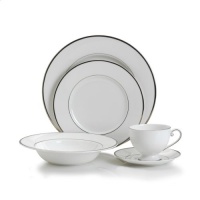 Mikasa Cameo Platinum 5-Piece Dinneware Set, Service for 1 Mikasa Cameo Platinum 5-Piece Dinneware Set, Service for 1