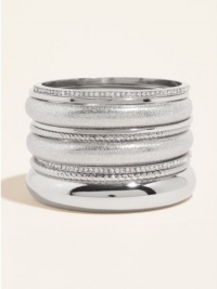 GUESS Silver Bangles Set, SILVER