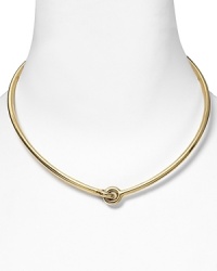Tie on a statement piece with this knotted station necklace from New York-based label, Giles & Brother. This simple gold-plated style will add a nautical edge to every look. Tie on a statement piece with this knotted station necklace from New York-based label, Giles & Brother. This simple gold-plated style will add a nautical edge to every look.