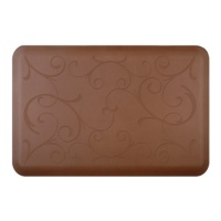 WellnessMats 36-inch by 24-inch Motif Mat, Bella, Brown WellnessMats 36-inch by 24-inch Motif Mat, Bella, Brown