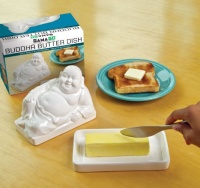 Gama-Go Buddah Butter Dish Gama-Go Buddah Butter Dish