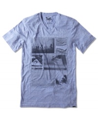 No matter how far you roam, this sweet tee from Quiksilver will always keep your style senses intact. No matter how far you roam, this sweet tee from Quiksilver will always keep your style senses intact.
