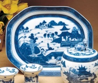 Mottahedeh Blue Canton Small Platter 9.5 x 12 in Mottahedeh Blue Canton Small Platter 9.5 x 12 in