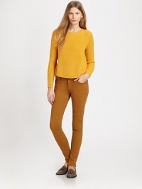 Crafted in finely spun wool, this long-sleeved pullover knit is ultra-versatile and chic.CrewneckLong sleevesPullover styleRibbed cuffs and curved hemAbout 19.5 from shoulder to hemMerino woolDry cleanImportedSIZE & FIT Model shown is 5'11 (180cm) wearing a US size Small. Crafted in finely spun wool, this long-sleeved pullover knit is ultra-versatile and chic.CrewneckLong sleevesPullover styleRibbed cuffs and curved hemAbout 19.5 from shoulder to hemMerino woolDry cleanImportedSIZE & FIT Model shown is 5'11 (180cm) wearing a US size Small.