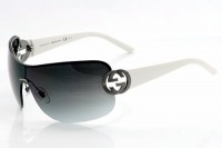 Gucci GG2890/S Sunglasses - 06XL Dark Ruthenium White (PT Grey Gradient Lens) - 99mm Gucci GG2890/S Sunglasses - 06XL Dark Ruthenium White (PT Grey Gradient Lens) - 99mm