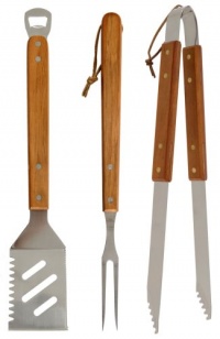 Mr Bar B Q 02295XNST 3-Piece Stainless Steel Tool Set Mr Bar B Q 02295XNST 3-Piece Stainless Steel Tool Set