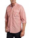 Nautica Men's Long Sleeve Sail Loft Chambray Shirt