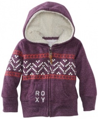 Roxy Kids Baby-Girls Infant Swings Zip Front Hoodie, Deep Purple, 24 Months Roxy Kids Baby-Girls Infant Swings Zip Front Hoodie, Deep Purple, 24 Months