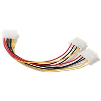 Computer Molex 4 Pin Power Supply Y Splitter Cable Computer Molex 4 Pin Power Supply Y Splitter Cable