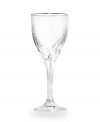 For nearly 150 years, Lenox has been renowned throughout the world as a premier designer and manufacturer of fine china, accessories, and stemware. In brilliantly faceted crystal accented with platinum, the gracefully twirled Debut Platinum wine glasses collection provides an impeccable accompaniment to your formal china and flatware.