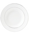 In 18th century England, Josiah Wedgwood, creator of the world famous Wedgwood ceramic ware, established a tradition of outstanding craftsmanship and artistry which continues today. The heirloom-quality Signet Platinum dinnerware pattern is designed for formal entertaining, in pristine white bone china banded with polished platinum.