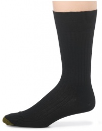 Gold Toe Men's English Ribbed Lisle Non-Elastic Sock, Black, 12 Gold Toe Men's English Ribbed Lisle Non-Elastic Sock, Black, 12