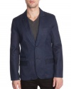 GUESS Denim Seasonal Blazer with Silicone Rins