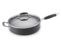 The cookware preferred by professional chefs. Heavy gauge, hard-anodized aluminum exterior heats evenly without hot spots. Interior is coated with DuPont Autograph® advanced inside/outside nonstick – an exclusive reinforced technology that has been intensively restaurant tested for superior durability. Limited lifetime warranty. The cookware preferred by professional chefs. Heavy gauge, hard-anodized aluminum exterior heats evenly without hot spots. Interior is coated with DuPont Autograph® advanced inside/outside nonstick – an exclusive reinforced technology that has been intensively restaurant tested for superior durability. Limited lifetime warranty.