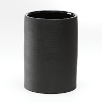 Austere bath accessories from Hudson Park. In black to go with any color palette, this collection is appropriate in any modern setting. Austere bath accessories from Hudson Park. In black to go with any color palette, this collection is appropriate in any modern setting.