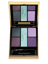 A new interpretation of the Yves Saint Laurent palette in a monochrome version. The special texture can be modelled to suit the desired look. Four matte, satiny or iridescent shades plus a highlighter coordinate around a single theme. These radiant harmonies are skillfully designed for a graduated approach to make-up. The shades can be applied alone or mixed together freely for a subtle tone-on-tone look. A new interpretation of the Yves Saint Laurent palette in a monochrome version. The special texture can be modelled to suit the desired look. Four matte, satiny or iridescent shades plus a highlighter coordinate around a single theme. These radiant harmonies are skillfully designed for a graduated approach to make-up. The shades can be applied alone or mixed together freely for a subtle tone-on-tone look.