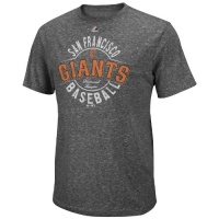 MLB San Francisco Giants The Big Time T-Shirt, Black Heather MLB San Francisco Giants The Big Time T-Shirt, Black Heather