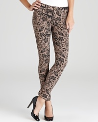 These ultra-skinny, floral printed Paige Denim jeans are a must-have for statement-making fall style. These ultra-skinny, floral printed Paige Denim jeans are a must-have for statement-making fall style.