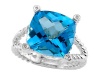 Genuine Blue Topaz Ring by Effy Collection® LIFETIME WARRANTY