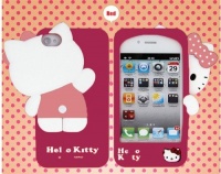 Premium Hello Kitty Silicone Case for iPhone 4/4S - Hotpink Premium Hello Kitty Silicone Case for iPhone 4/4S - Hotpink