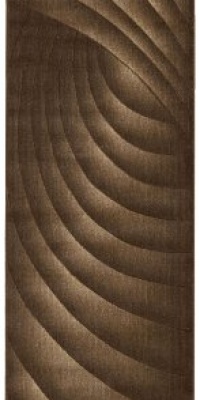 Nourison Zanibar Solid Wave Chocolate 2.3-Feet by 8-Feet Polyacrylic Runner Rug Nourison Zanibar Solid Wave Chocolate 2.3-Feet by 8-Feet Polyacrylic Runner Rug