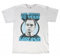THE BIG BANG THEORY -- SHELDON SARCASM -- MENS TEE THE BIG BANG THEORY -- SHELDON SARCASM -- MENS TEE