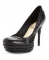 The Baby Phat Chance Platform Pumps are a surefire hit with their trendy platform silhouette and snake-print accents.