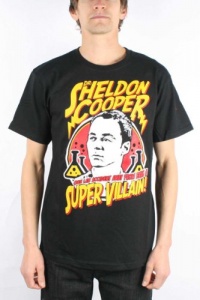 THE BIG BANG THEORY -- SUPER VILLAIN -- MENS TEE THE BIG BANG THEORY -- SUPER VILLAIN -- MENS TEE