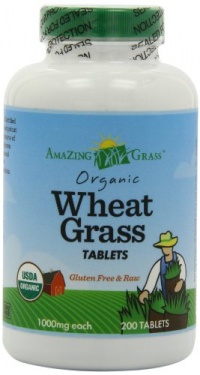 Amazing Grass Organic Wheat Grass Tablets, 200-Count Bottle Amazing Grass Organic Wheat Grass Tablets, 200-Count Bottle