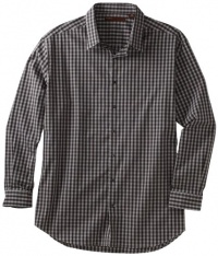 Perry Ellis Men's Big-Tall Long Sleeve Dress Plaid Woven Shirt, Black, 3X Perry Ellis Men's Big-Tall Long Sleeve Dress Plaid Woven Shirt, Black, 3X