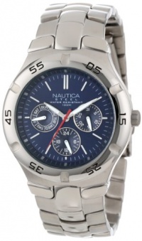 Nautica Men's N10061 Metal Round Multifunction Watch Nautica Men's N10061 Metal Round Multifunction Watch