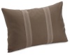 Calvin Klein Home Tanzania Pleated Silk Decorative Pillow, Peat