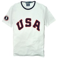 Polo Ralph Lauren Men's Custom Fit USA Olympic Team Ringer T-Shirt