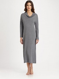 Expertly crafted and supremely soft, this understated casual staple is perfect for mixing with other favorite pieces. CowlneckLong sleevesAbout 47 from shoulder to hemPolyamide/woolMachine washImported of Austrian fabric