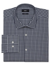 A sleek, contemporary plaid for your collection, perfect for layering under a casual blazer or sporting alone with jeans. A sleek, contemporary plaid for your collection, perfect for layering under a casual blazer or sporting alone with jeans.