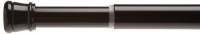 Carnation Home Fashions Adjustable 41-to-76-Inch Steel Shower Curtain Tension Rod, Black Carnation Home Fashions Adjustable 41-to-76-Inch Steel Shower Curtain Tension Rod, Black