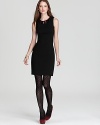 The classic LBD gets a glam update as statement beaded embellishment stuns against a flawless kate spade new york dress.