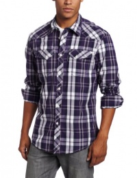 ecko unltd. Men's Long Sleeve Add Snap Woven Shirt ecko unltd. Men's Long Sleeve Add Snap Woven Shirt