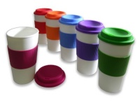 Set of 6 16-Ounce Capacity Reusable To Go Travel Mugs Set of 6 16-Ounce Capacity Reusable To Go Travel Mugs