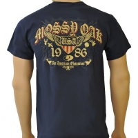 Mossy Oak Navy USA Short Sleeve Logo T-Shirt Mossy Oak Navy USA Short Sleeve Logo T-Shirt