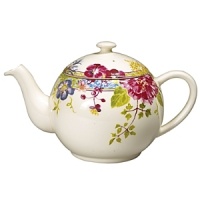 Millefleurs was inspired by flowers in a European garden as well as antique tableware. Its delicate renderings of pansies, roses, and thistles are blended with a vintage border in a contemporary color palette. Sophisticated, yet fresh and youthful. Dishwasher and microwave safe (for reheating only). Millefleurs was inspired by flowers in a European garden as well as antique tableware. Its delicate renderings of pansies, roses, and thistles are blended with a vintage border in a contemporary color palette. Sophisticated, yet fresh and youthful. Dishwasher and microwave safe (for reheating only).