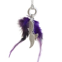 Feather, Leaf and Butterfly Charm Necklace, 36 Inches, CLEARANCE PRICED, LIMITED QUANTITY AVAILABLE Feather, Leaf and Butterfly Charm Necklace, 36 Inches, CLEARANCE PRICED, LIMITED QUANTITY AVAILABLE