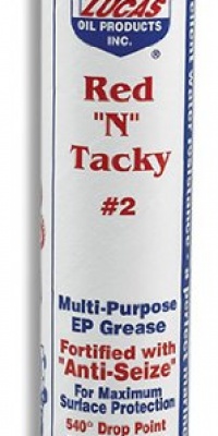 Lucas Oil 10005 Red 'N' Tacky Grease - 14.5 oz. Lucas Oil 10005 Red 'N' Tacky Grease - 14.5 oz.