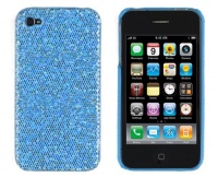 Hard Sparkles Case for Apple iPhone 4, 4S (AT&T, Verizon, Sprint) - Light Blue Hard Sparkles Case for Apple iPhone 4, 4S (AT&T, Verizon, Sprint) - Light Blue