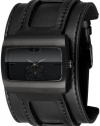 Vestal Men's SN032 Saint All Black Leather Watch