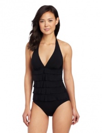 Kenneth Cole Reaction Women's Ruffle Tiered Halter Mio Kenneth Cole Reaction Women's Ruffle Tiered Halter Mio
