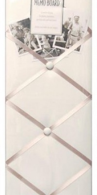 NewView A601-20 Ivory Twill Vertical Fabric Memo Board NewView A601-20 Ivory Twill Vertical Fabric Memo Board