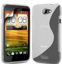 JKase(TM) Premium Quality HTC One S (T-Mobile) Streamline TPU Case Cover - Clear in JKase Retail Packaging JKase(TM) Premium Quality HTC One S (T-Mobile) Streamline TPU Case Cover - Clear in JKase Retail Packaging
