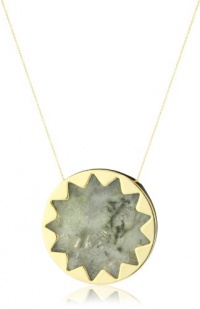 House of Harlow 1960 Sunburst Pendant Necklace with Labradorite House of Harlow 1960 Sunburst Pendant Necklace with Labradorite